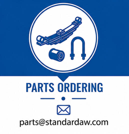 Order leaf spring packs, U-bolts, shackles, bushings, repair kits, suspension hardware, and related truck suspension components.